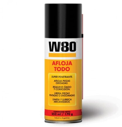 W80 - Aflojatodo - Limpiador x 252 ml