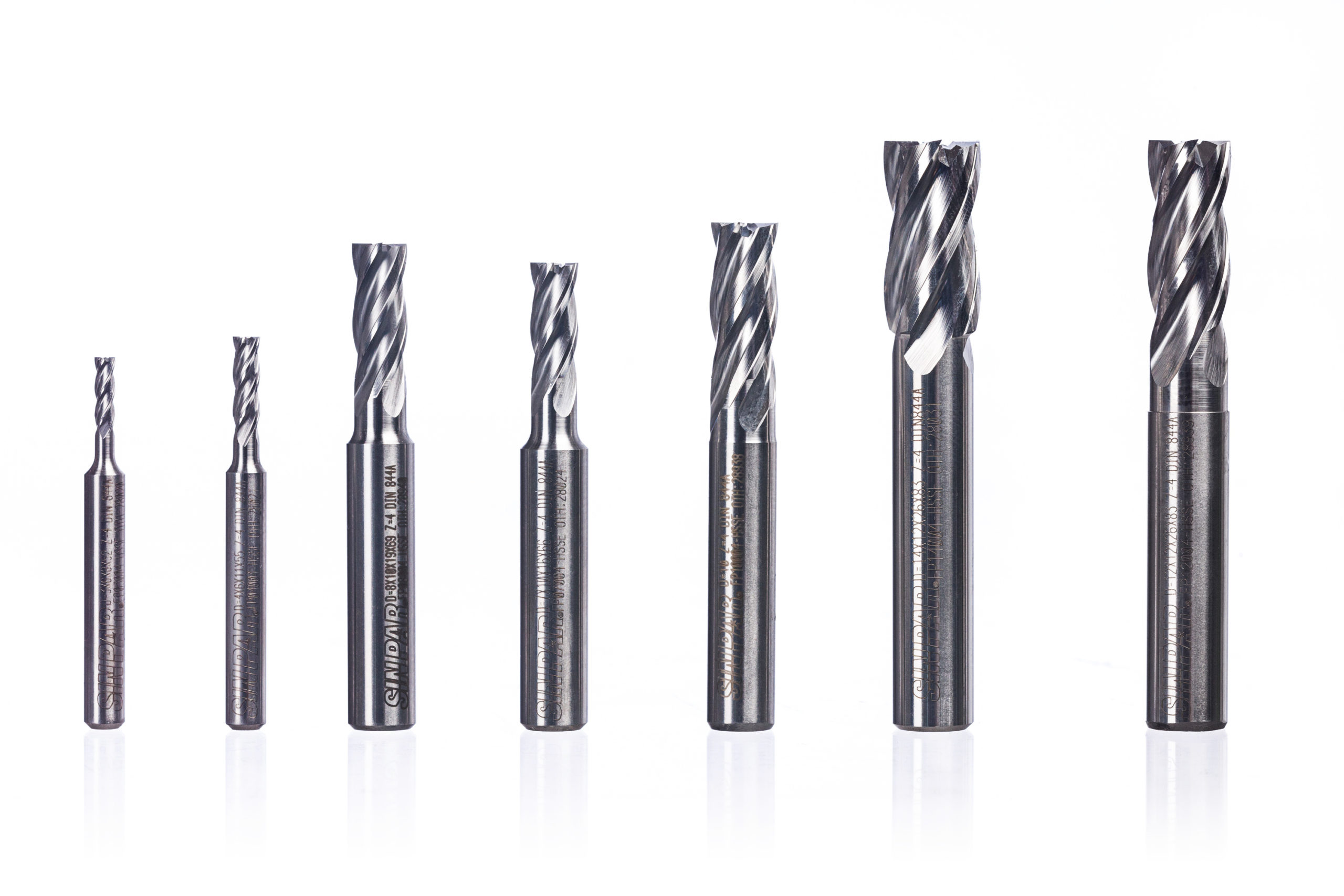 Fresa Plana HSS-E. 2 Filos. DIN 327