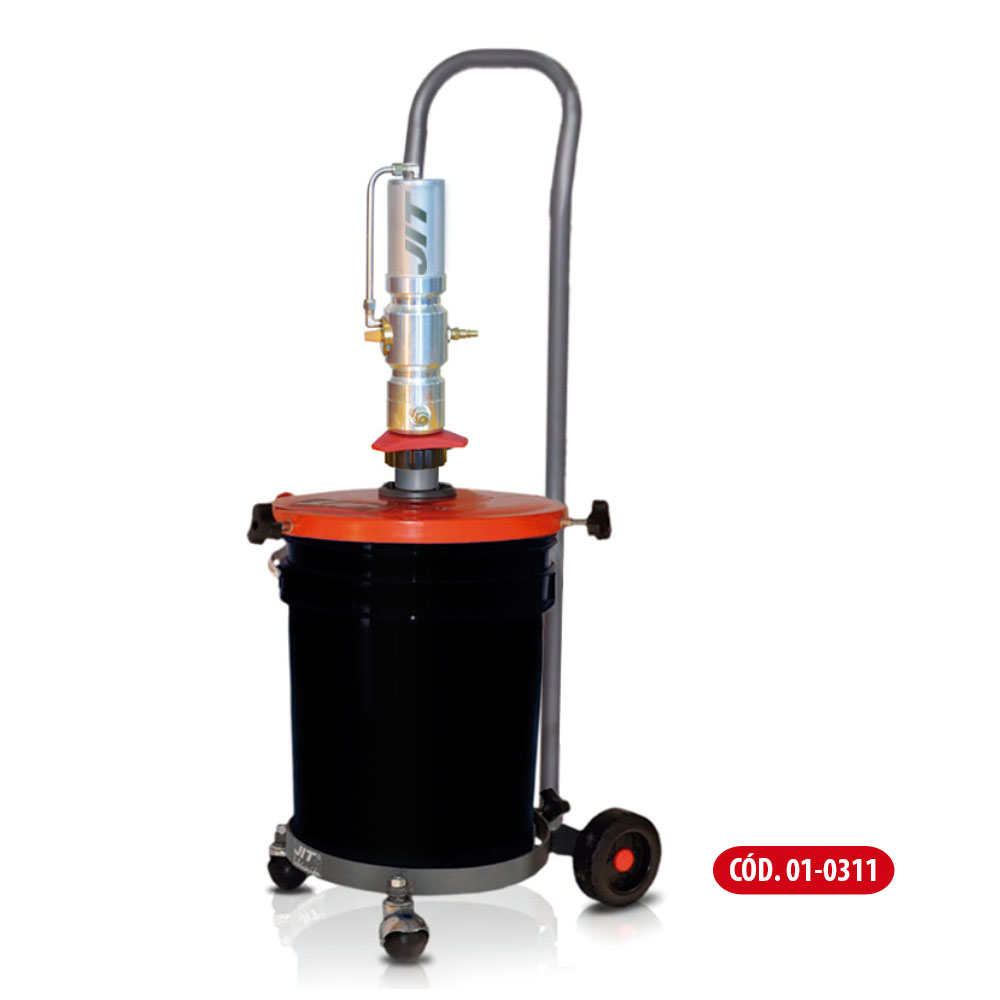 Engrasador Neumático de Caudal Continuo Diseño Italiano - 18 Kg