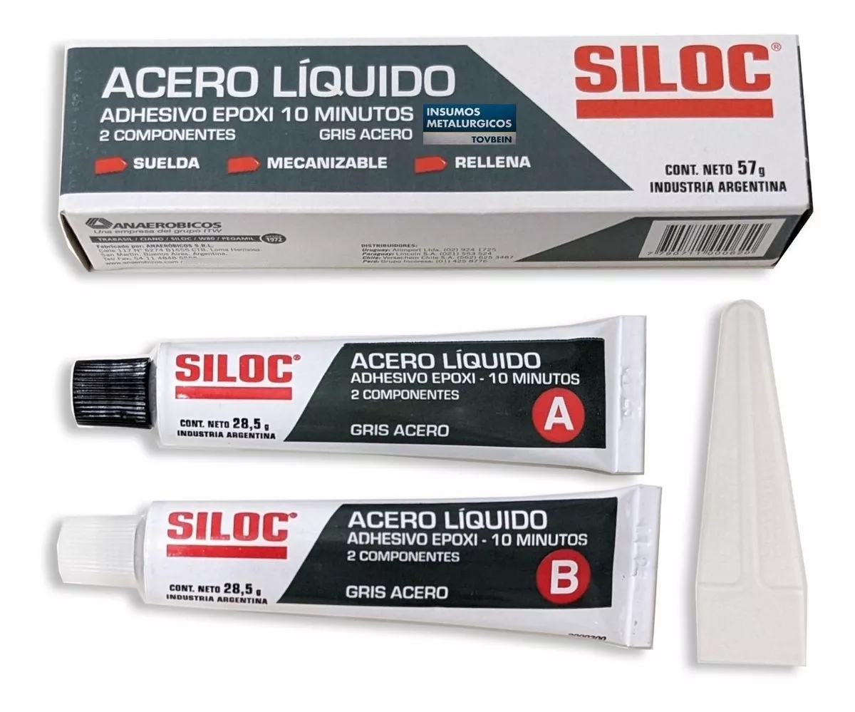 SILOC Epoxi - Acero Líquido Bicomponente x 57ml